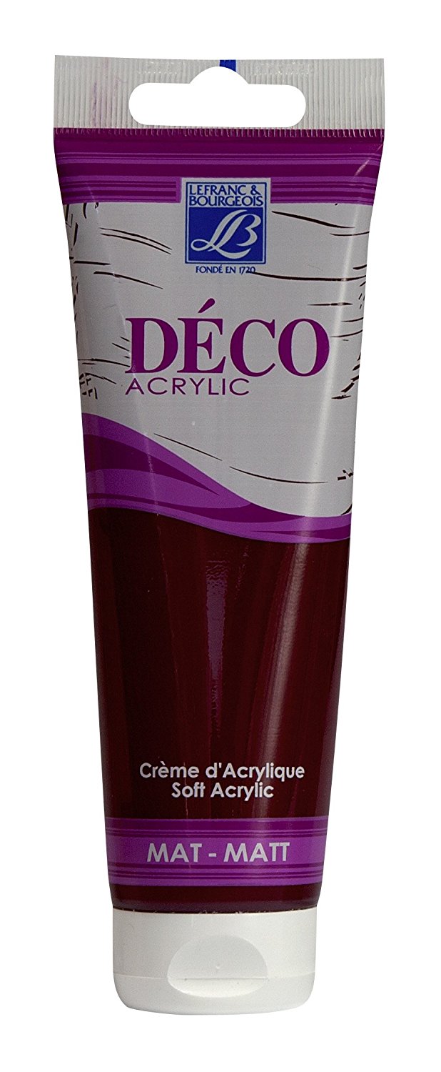 Lefranc & Bourgeois Shades Deco Matt Acrylic Cream CARMINE RED - Al Masam Stationery LLC Main image