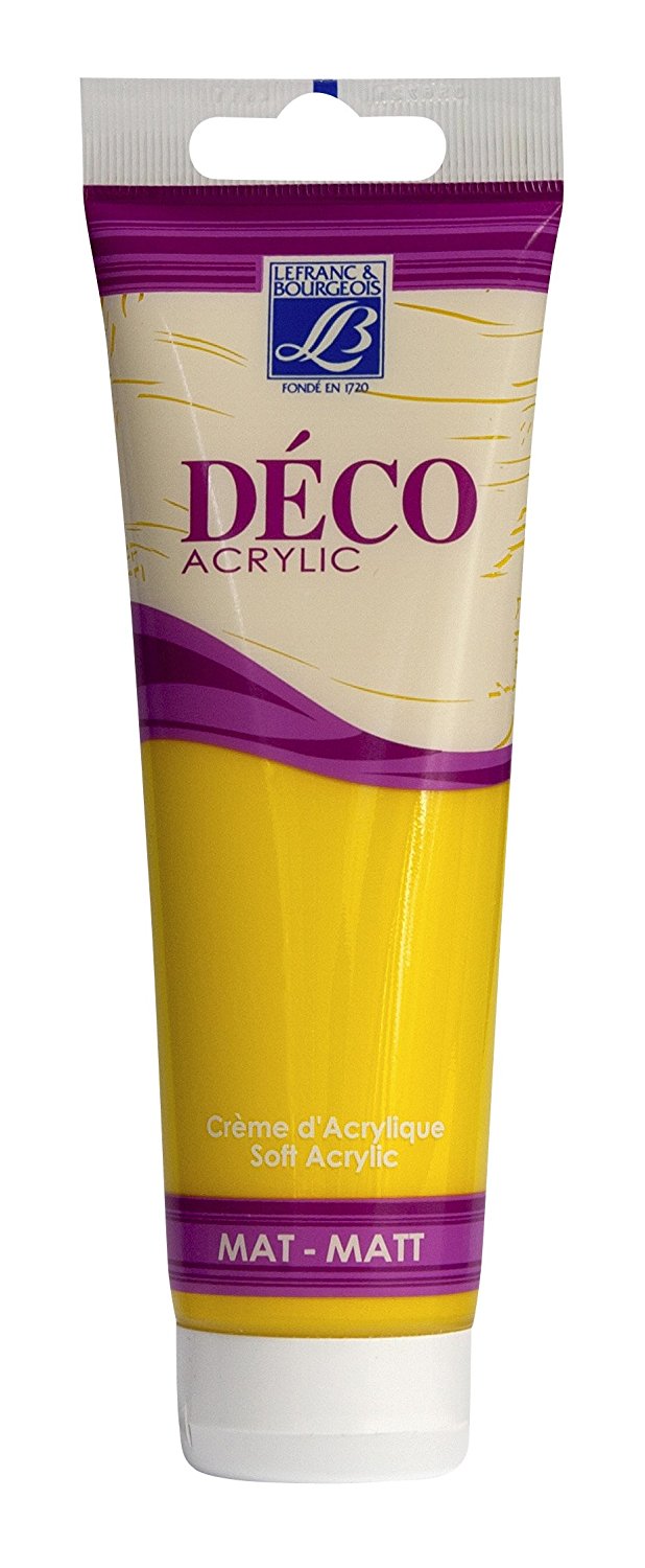 Lefranc & Bourgeois Shades Deco Matt Acrylic Cream DAFFODIL - Al Masam Stationery LLC Main image