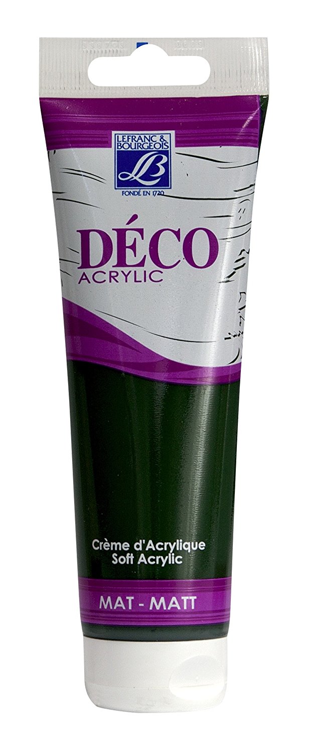 Lefranc & Bourgeois Shades Deco Matt Acrylic Cream FERN - Al Masam Stationery LLC Main image