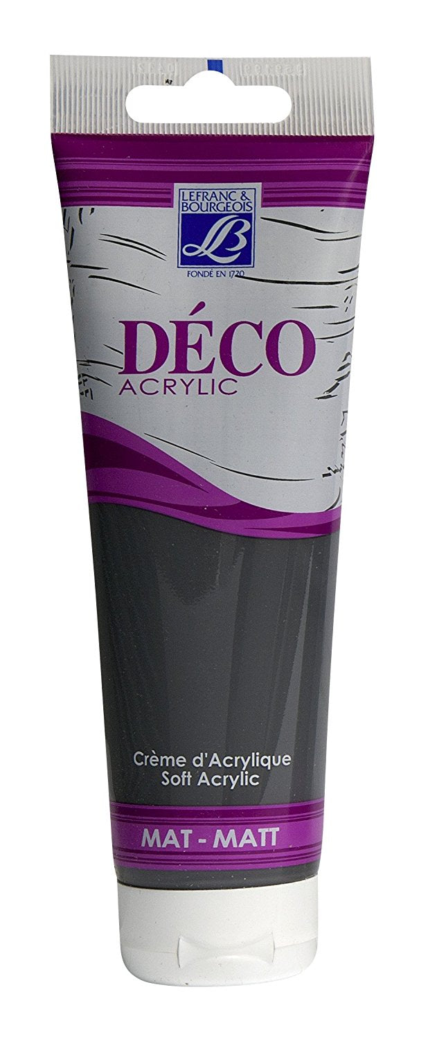 Lefranc & Bourgeois Shades Deco Matt Acrylic Cream FLANNEL GREY - Al Masam Stationery LLC Main image
