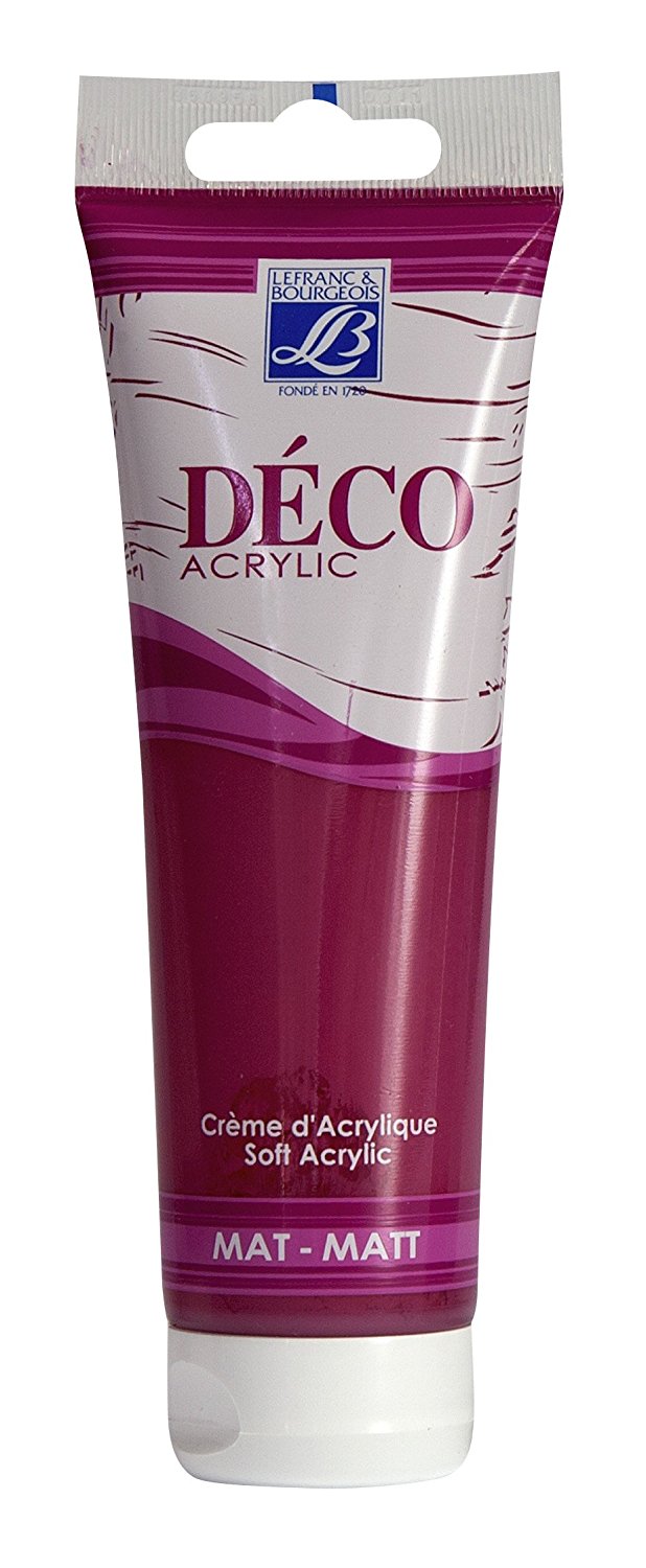 Lefranc & Bourgeois Shades Deco Matt Acrylic Cream FUCHSIA - Al Masam Stationery LLC Main image