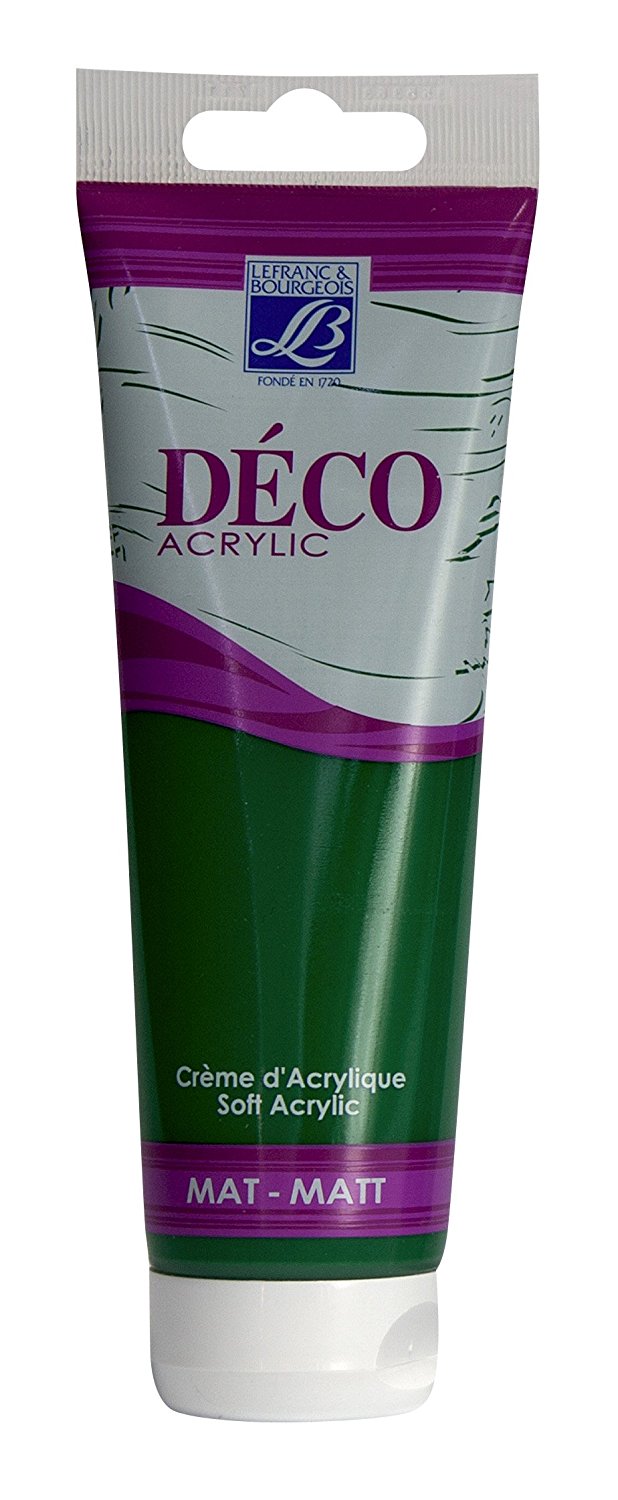 Lefranc & Bourgeois Shades Deco Matt Acrylic Cream GARDEN GREEN - Al Masam Stationery LLC Main image