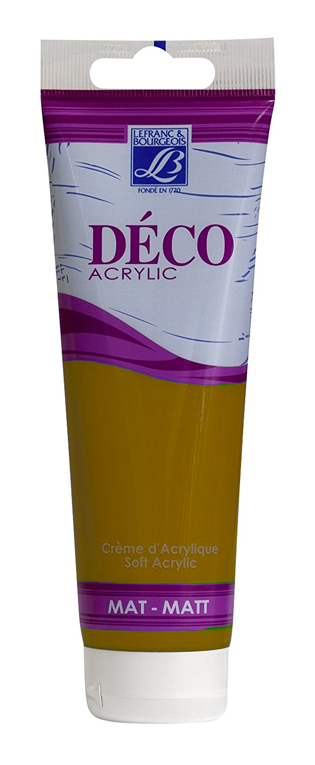 Lefranc & Bourgeois Shades Deco Matt Acrylic Cream HAVANA - Al Masam Stationery LLC Main image
