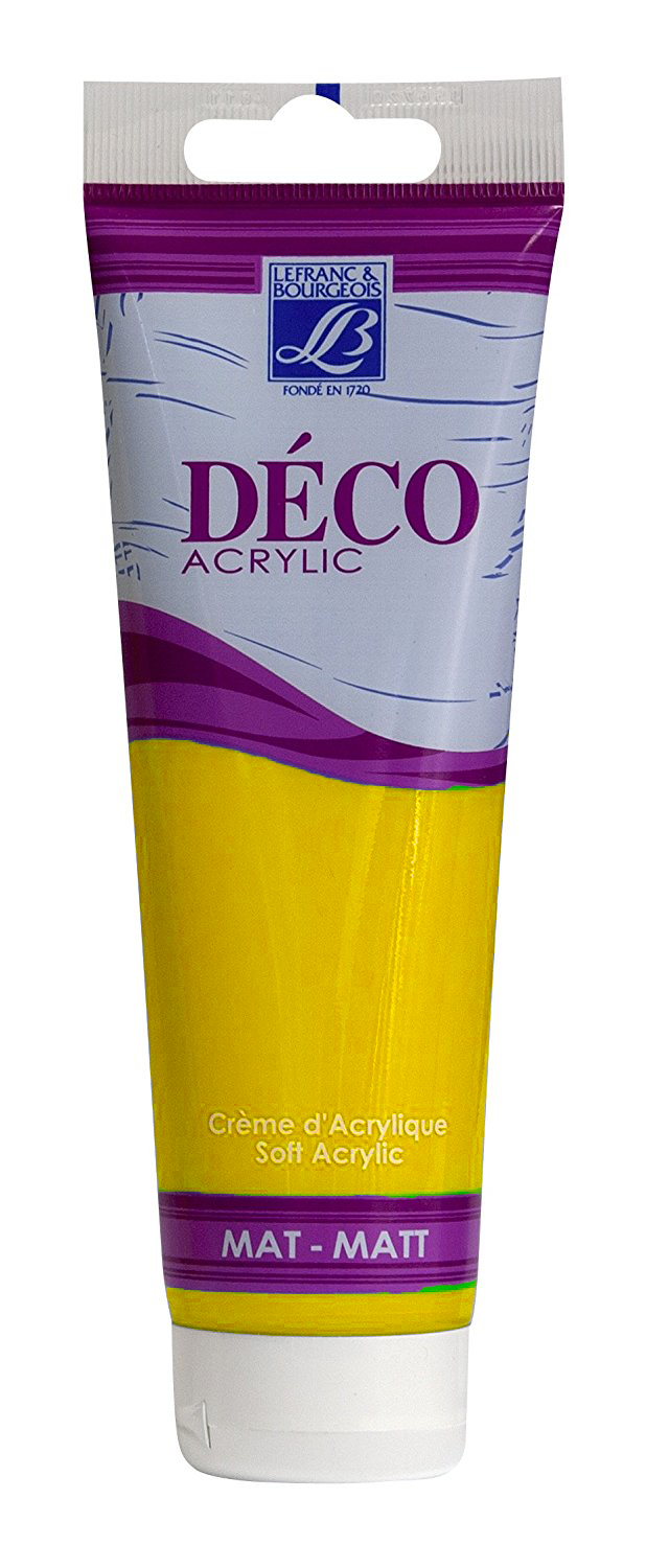 Lefranc & Bourgeois Shades Deco Matt Acrylic Cream HONEY - Al Masam Stationery LLC Main image