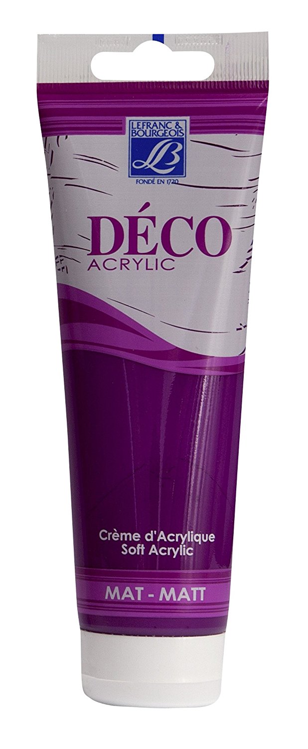 Lefranc & Bourgeois Shades Deco Matt Acrylic Cream INTENSE RASPBERRY - Al Masam Stationery LLC Main image