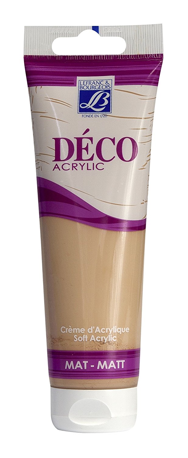 Lefranc & Bourgeois Shades Deco Matt Acrylic Cream MANGO - Al Masam Stationery LLC Main image
