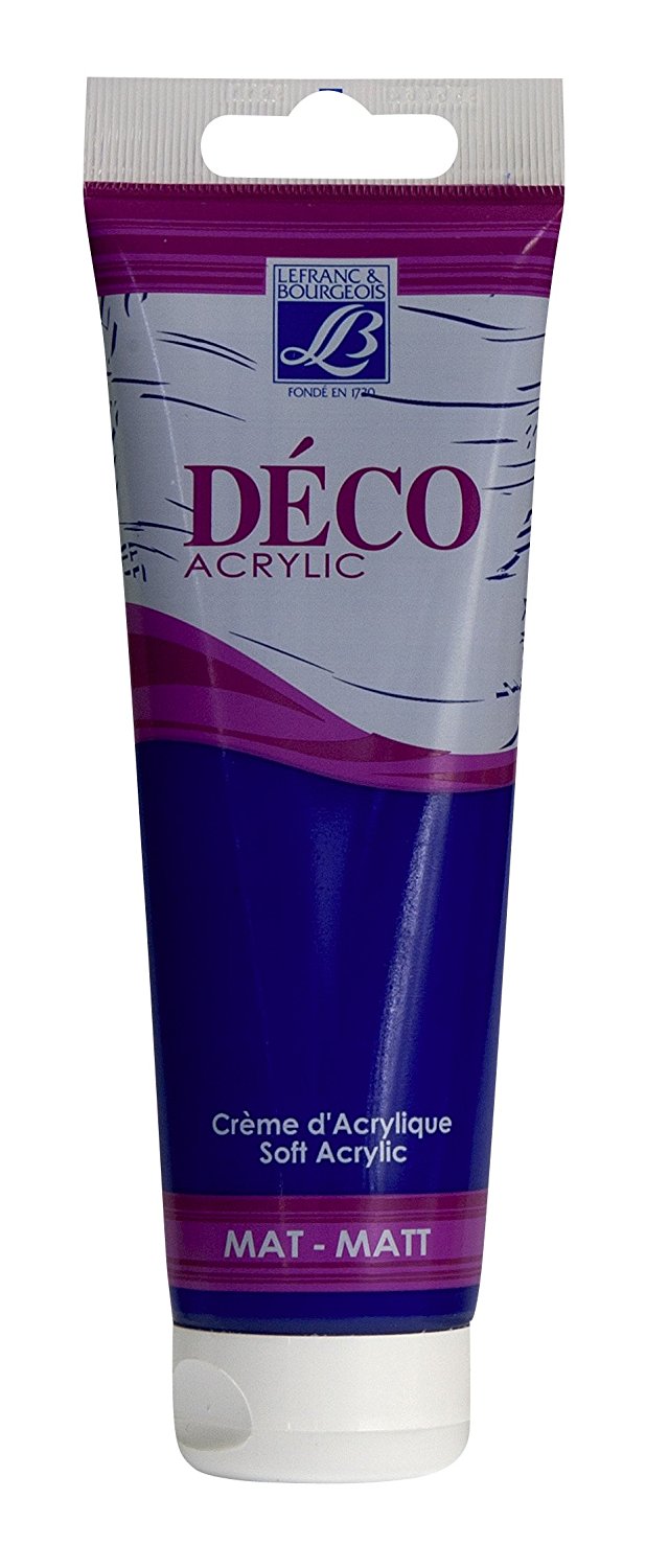 Lefranc & Bourgeois Shades Deco Matt Acrylic Cream MARITIME BLUE - Al Masam Stationery LLC