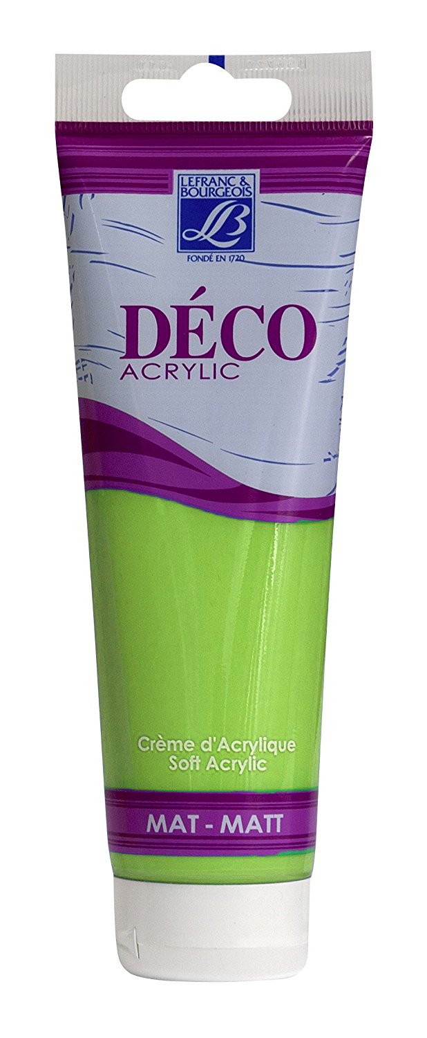 Lefranc & Bourgeois Shades Deco Matt Acrylic Cream MEADOW GREEN - Al Masam Stationery LLC Main image