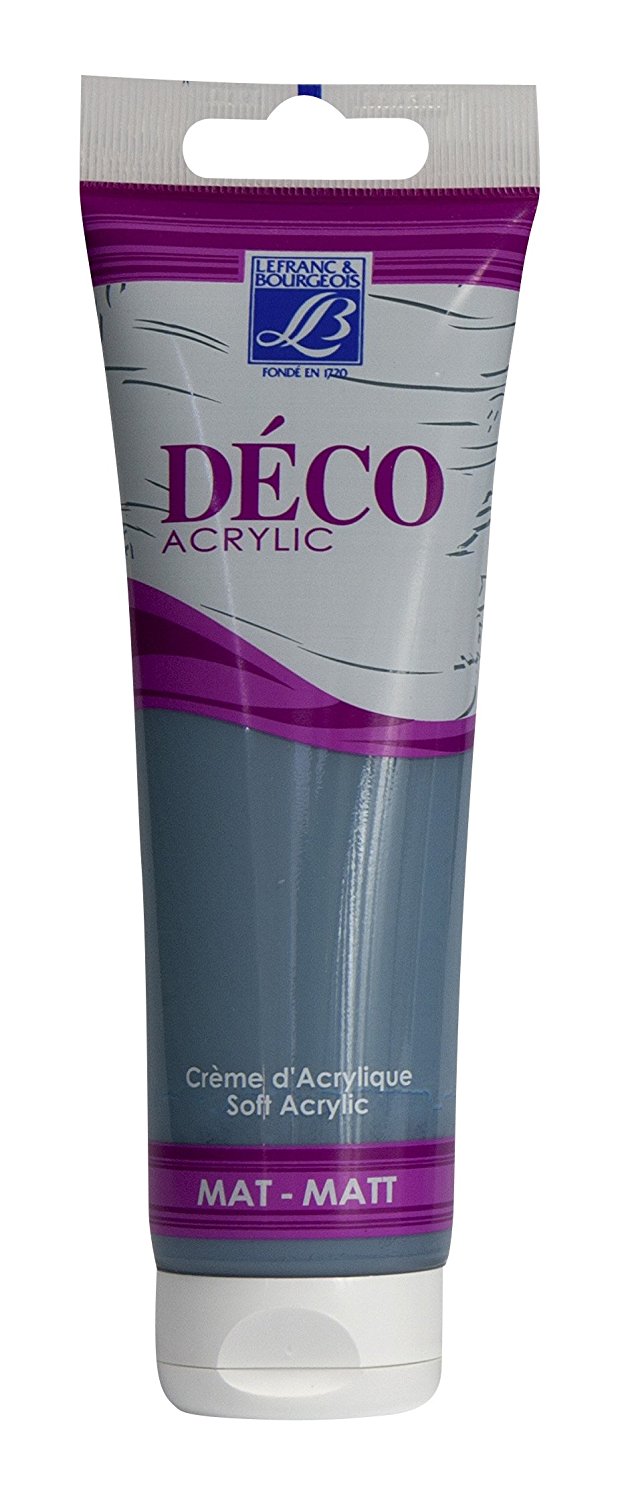 Lefranc & Bourgeois Shades Deco Matt Acrylic Cream MOON BLUE - Al Masam Stationery LLC Main image