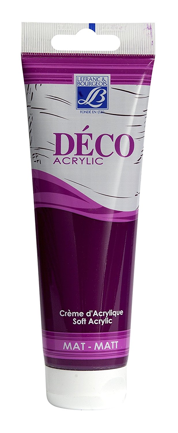 Lefranc & Bourgeois Shades Deco Matt Acrylic Cream PEONY RED - Al Masam Stationery LLC Main image
