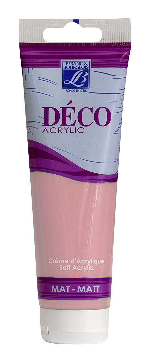 Lefranc & Bourgeois Shades Deco Matt Acrylic Cream POWDER PINK - Al Masam Stationery LLC Main image