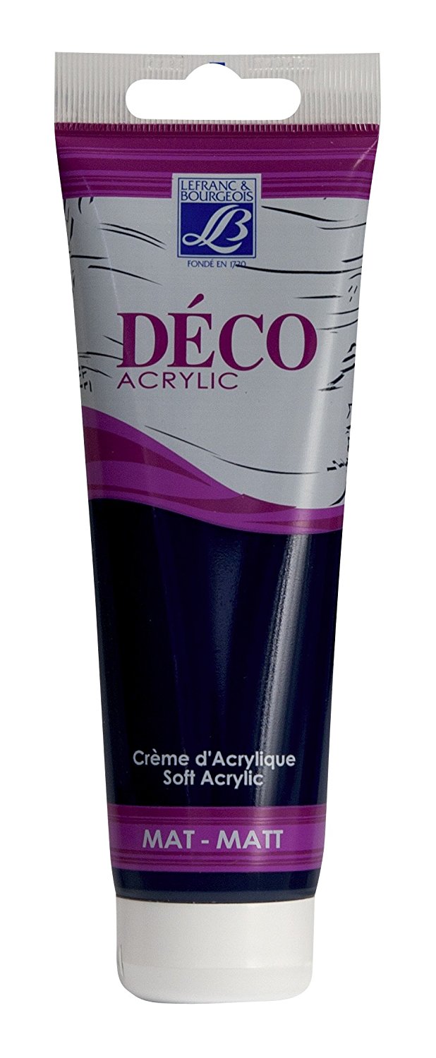 Lefranc & Bourgeois Shades Deco Matt Acrylic Cream PRUSSIAN BLUE - Al Masam Stationery LLC Main image