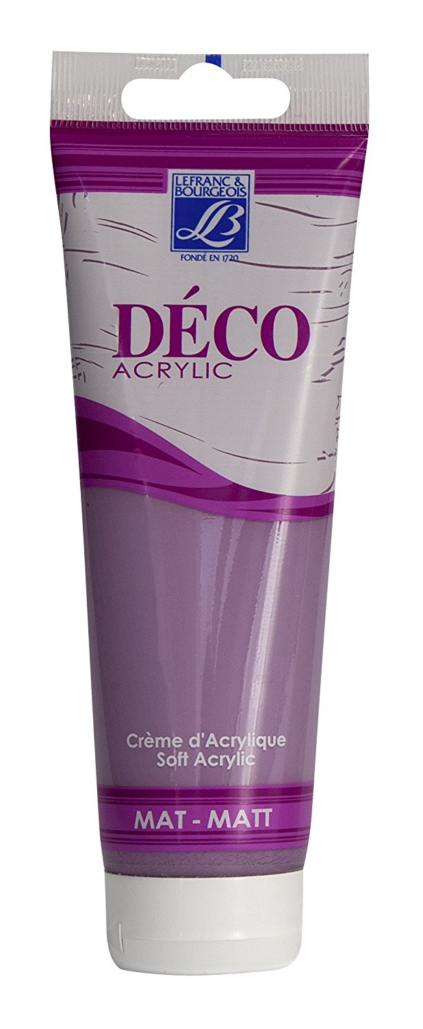 Lefranc & Bourgeois Shades Deco Matt Acrylic Cream ROSEWOOD - Al Masam Stationery LLC Main image