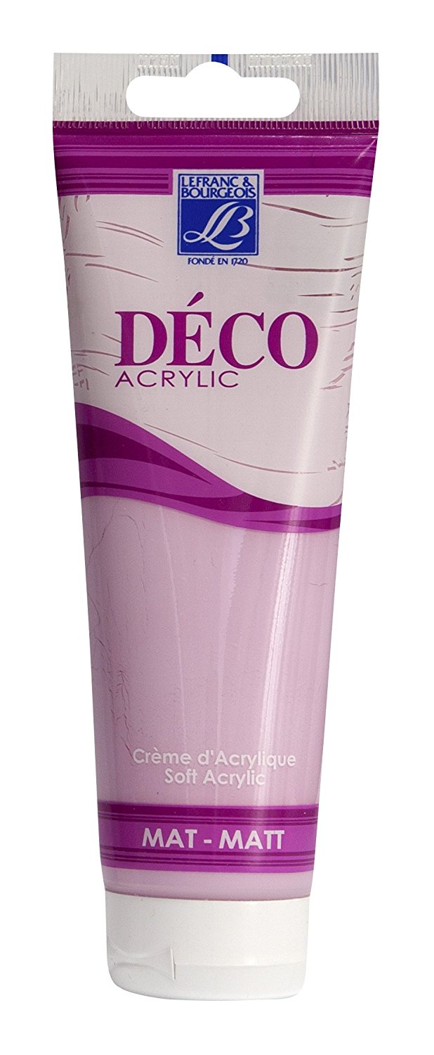 Lefranc & Bourgeois Shades Deco Matt Acrylic Cream WEDDING PINK - Al Masam Stationery LLC Main image