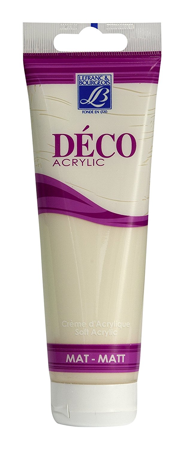 Lefranc & Bourgeois Shades Deco Matt Acrylic Cream WHITE SAND - Al Masam Stationery LLC Main image