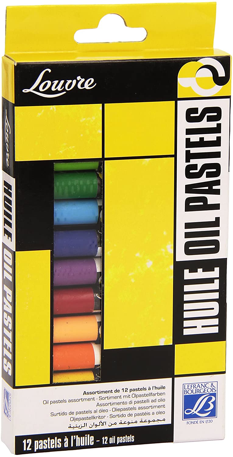 Louvre Oil Pastel Set 12pcs - Al Masam Stationery LLC Main image