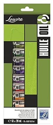 Louvre Pack of 13 Tubes of Oil Paint 20 ml - Al Masam Stationery LLC Main image