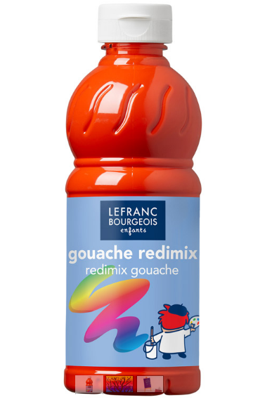 Redimix Tempera Paint 500ml FLUO PINK - Al Masam Stationery LLC Main image
