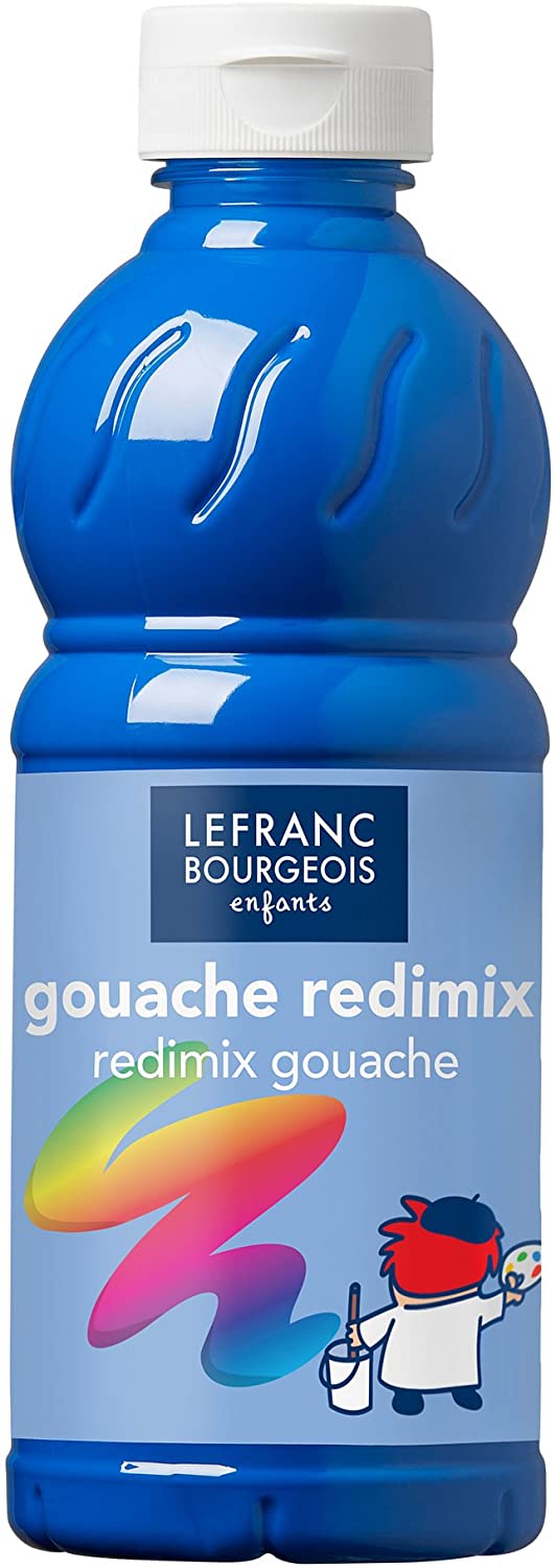 Redimix Tempera Paint 500ml Primary Blue/Cyan - Al Masam Stationery LLC Main image