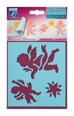 Sticky Stencil 15x13 | 5 Angels - Al Masam Stationery LLC Main image