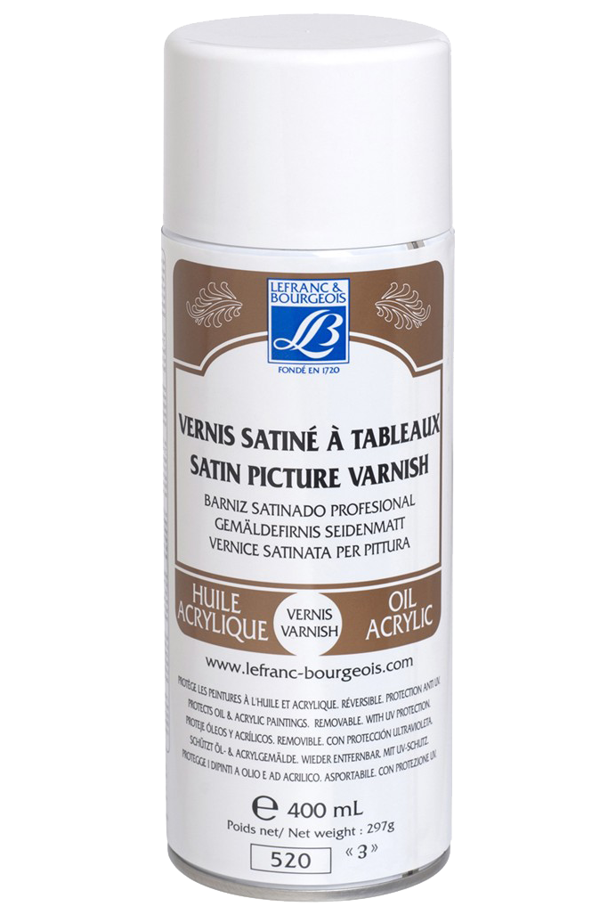 Lefranc & Bourgeois Satin Picture Varnish (Oil)  400ml - Al Masam Stationery LLC Main image