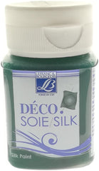 Lefranc and Bourgeois, silk paint, emerald green, 4 x 4 x 6.7 cm - Al Masam Stationery LLC