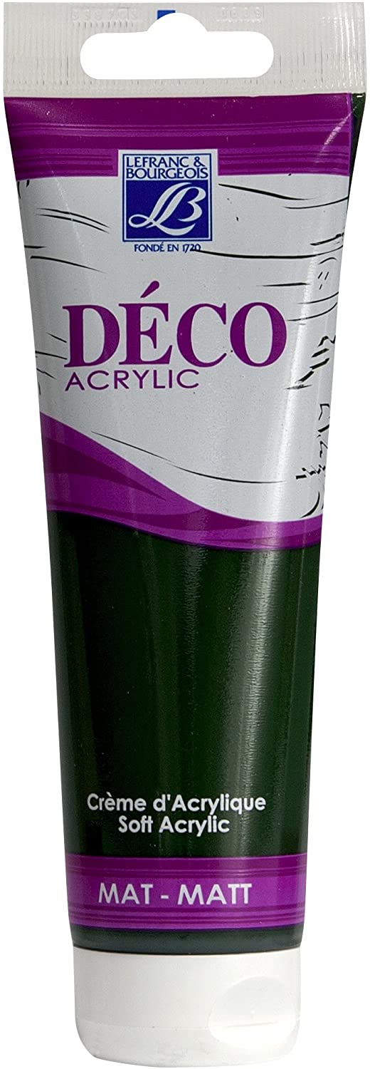 Lefranc & Bourgeois acrylic paint, fern, 120ml tube - Al Masam Stationery LLC