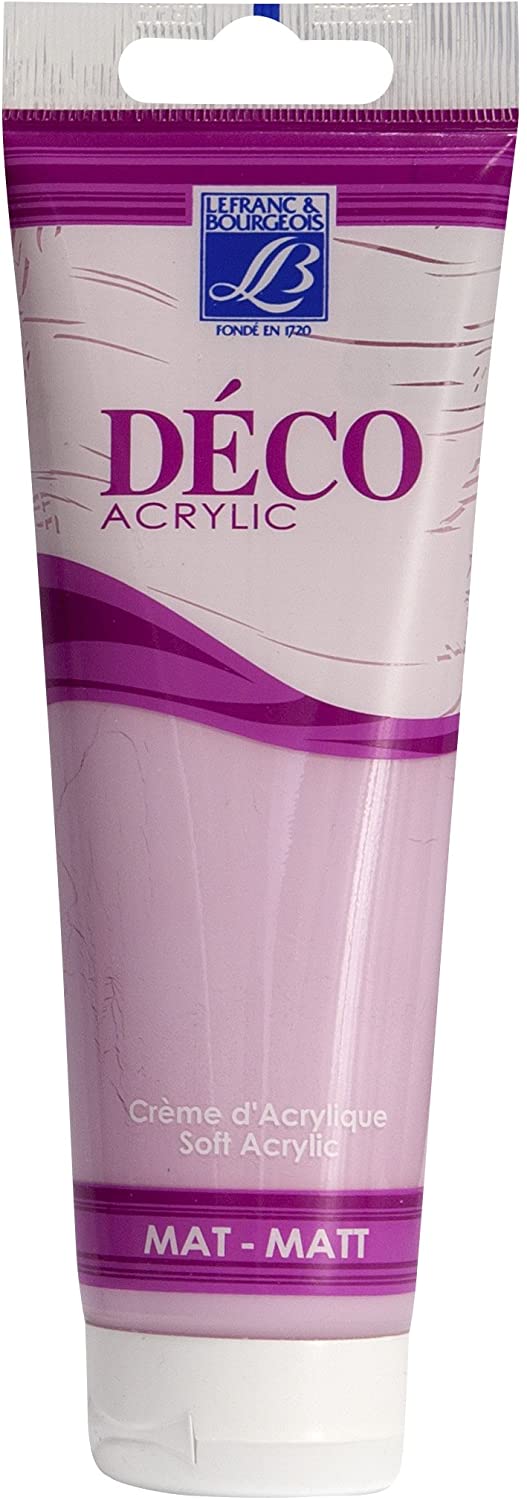 Lefranc & Bourgeois acrylic paint, Wedding Pink, 120ml tube - Al Masam Stationery LLC