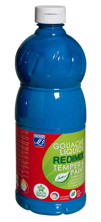 Lefranc & Bourgeois Gouache Liquide Redimix Primary Blue - Al Masam Stationery LLC
