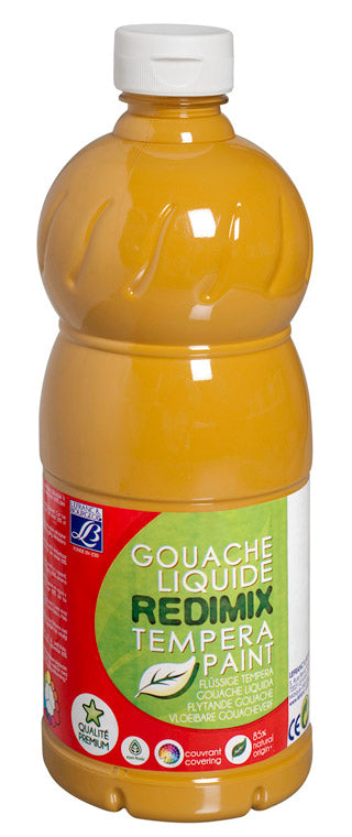 Lefranc & Bourgeois Gouache Liquide Redimix Yellow Ochre - Al Masam Stationery LLC