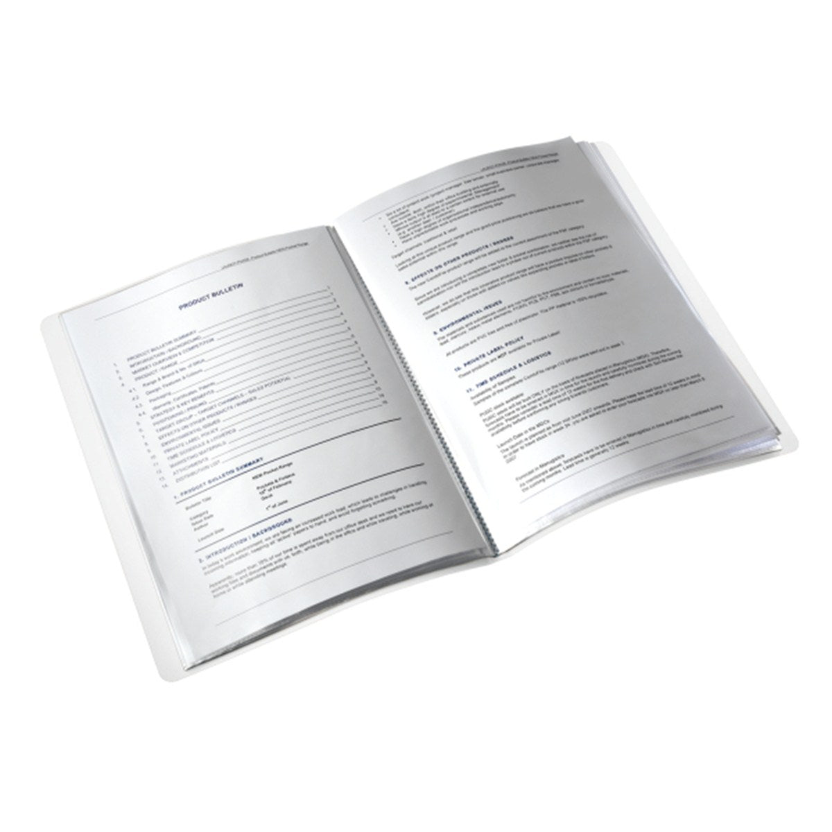 LEITZ Display Book PP WOW 20 Metallic Blue Secondary image