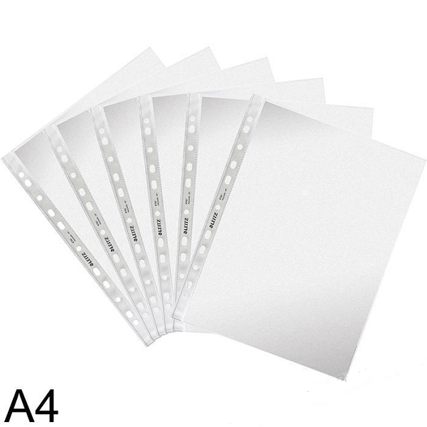 LEITZ A4 Re-enforcement Pocket Clear PP Secondary image