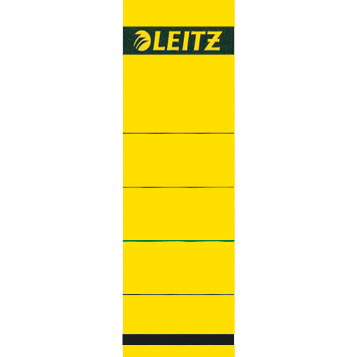 Leitz SPINE LABEL YELLO-SHORT-BROAD - Al Masam Stationery LLC Main image