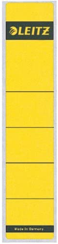 Leitz SPINE LABEL-YLOW-SHORT-NARROW - Al Masam Stationery LLC Main image