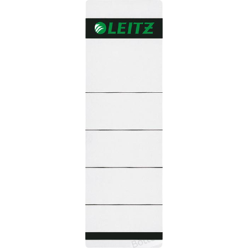 Leitz Spine Labels Broad Short White - Al Masam Stationery LLC Main image