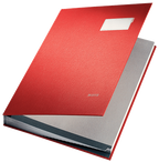 LEITZ SIGNATURE BOOK 20 COMP RED COL - Al Masam Stationery LLC