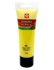 SAKURA ACRYLIC 75ML LEMON YELLOW - Al Masam Stationery LLC