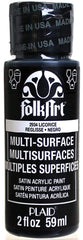 Folkart Multi-Surface Paint - Licorice - Al Masam Stationery LLC