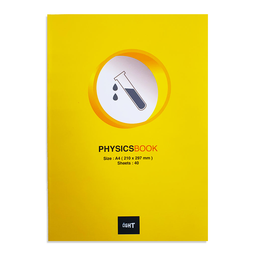 LIGHT PHYSICS BOOK A4, 40SHEETS,(80PAGES) - Al Masam Stationery LLC