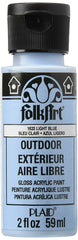 Folkart Outdoor Brush On - Light Blue 2 Oz. - Al Masam Stationery LLC