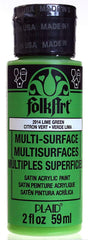 Folkart Multi-Surface Paint - Lime Green - Al Masam Stationery LLC