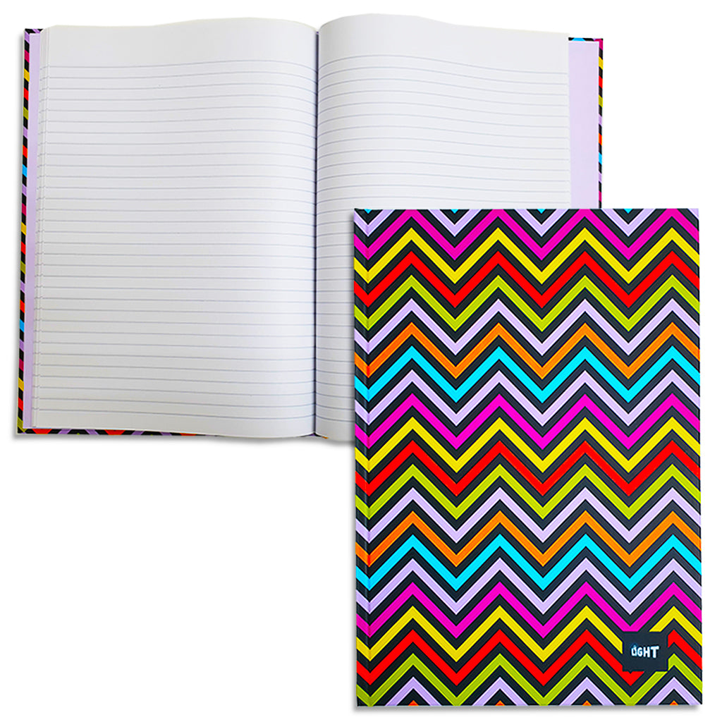 LIGHT® DESIGN HARD COVER NOTE BOOK A4,100 SHEETS - Al Masam Stationery LLC