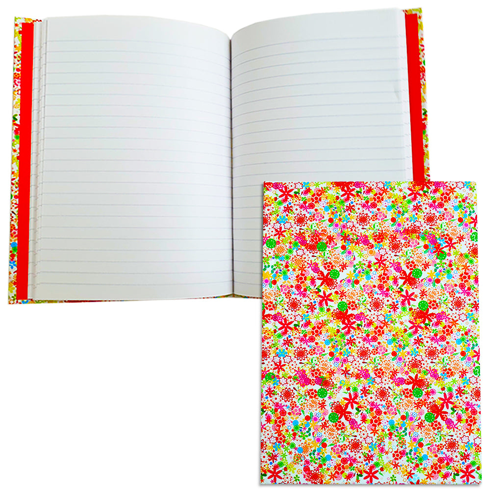 LIGHT DESIGN HARD COVER NOTEBOOK SINGLE LINE A5 100SHEETS - Al Masam Stationery LLC