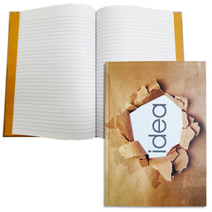 LIGHT HARD COVER NOTE BOOK 100 SHEETS. SIZE : A4