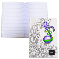 LIGHT® HARD COVER NOTEBOOK SINGLE LINE, A5 - MODEL 2 - Al Masam Stationery LLC