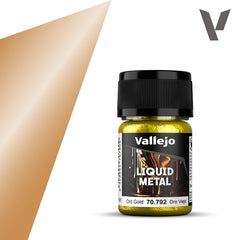 VALLEJO LIQUID GOLD 792-35ML. OLD GOLD