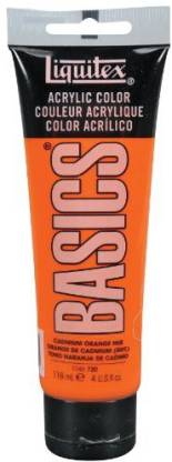 LIQUITEX BASIC Acrylic Paints 118ML CADM ORANGE HUE - Al Masam Stationery LLC Main image