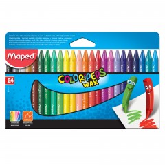 Maped Color Peps Wax Crayons - (24 Pcs) - Al Masam Stationery LLC