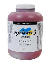 System 3 Acrylic Paint Burnt Sienna 2.25L - Al Masam Stationery LLC