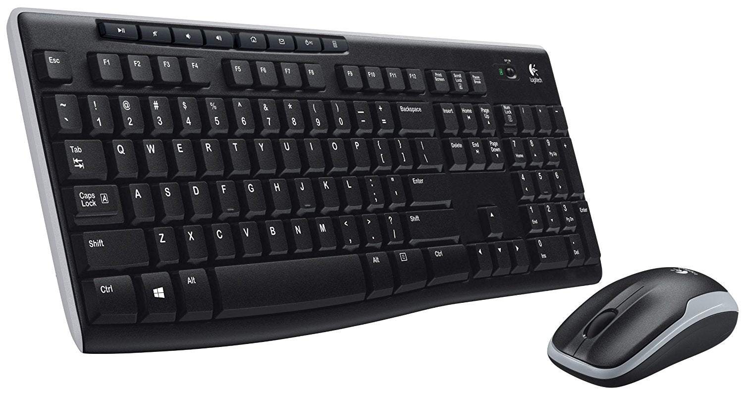 Wireless Keyboard & Mouse (Logitech MK270) - Al Masam Stationery LLC Main image